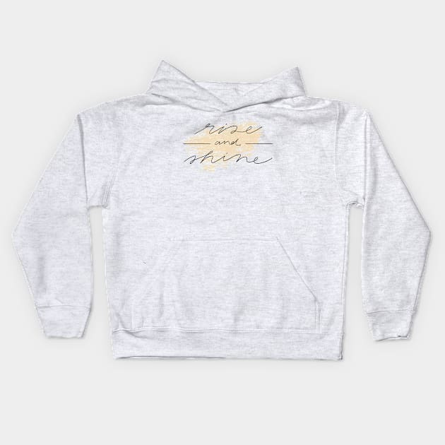 Rise and Shine Kids Hoodie by Delta Zero Seven